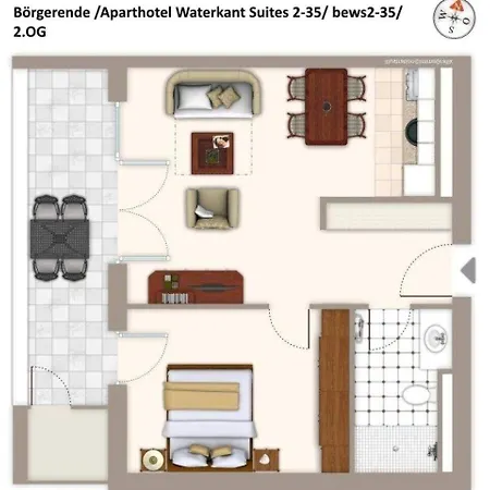 公寓 Aparthotel-waterkant-suites-suite-2-35